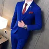 Mens Wedding Suits 2019 Red Suits Mens Oranje Pak Heren Royal Blue Party DJ Stage Costume Terno Slim Fit White Tuxedo230B