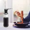 Opslagflessen Glas Pomp Siroop Dispenser Koffie Bar Fles Eenvoudige Keuken Jam Mason Potten Draagbare Ketchup Inblikken