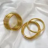 Bangle Fashion Luxury Gold Bracelet Womens Foil Shiny Silicone Charm Cuff Girl Gift Designer Jewelry 230719