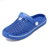 Slippers Child Cool Slippers Summer Hole Shoes Wading Light Kids PU Garden Shoes Cream-Colored Beach Flat Sandals L230719