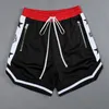Shorts masculinos calções casuais masculinos verão correndo fitness tendência de secagem rápida solto calções de basquete treinamento respirável malha shorts 230718
