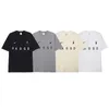 Męskie koszulki męskie tee Summer podwójna niszowa niszowa marka amerykańska luźna para Pure Cotton krótkie rękawowe T-shirt dla mężczyzn i Dr Dhwjo