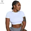 T-shirts pour femmes VAZN 2023 mode couleur Pure rue Hip Hop Style dame chemise femmes à manches courtes col rond décontracté