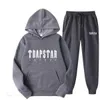 23 Tracksuit Men's Nake Tech Trapstar Track Suits Hoodie Europe American Basketball Football Rugby Tvådel med kvinnors långa ärmjacka byxor Spring 5 ZT4V