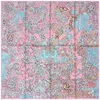 Scarves HuaJun 2 Store The Little Pink Lady La Legende De La Foret 90 Silk Square Scarf Twill Printing Anti-wrinkle317J