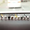 Interiördekorationer 9 ste bildekoration Cat Rotate Head Doll Kitty Creative Auto Ornament Toys Cat Micro Landscape Model Cute Car Accessories Gifts X0718