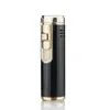 Cigar Lighter Torch Jet Flame Refillable With Punch Windproof Tool Accessories for Gift Box LNP1
