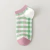 Women Socks Pink Peach Sweet Kawaii Cotton Sock Woman Comfortable Soft Short Spring Summer Cute Japanese Girl