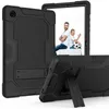 Kickstand -surfplattor för Samsung Galaxy Tab A8 10.5 x200 x205 A7 10.4 T509 T500 T505 Nyaste barn hårt robust skyddande skal med stativ mörkblå