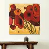 Abstract Pop Art Poppies Wildly I Painting on Canvas Hand Painted Modern Restaurant Decor