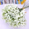 Gypsophila buket korunmuş bebekler nefes çiçekleri beyaz renk kuru çiçekler bebekler düğün evi dekorasyon için nefes alır