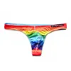 2 pz / lotto Mini Slip Mens Perizoma Costumi da bagno Super Sexy Gay Swim Underwear Tanga Pouch Bikini Costume da bagno T-back Mutandine Desmiit Trunks M2370