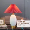 Tafellampen Moderne Minimalistische Keramische Lamp Voor Slaapkamer Woonkamer Nachtkastje Studie Bureau Led Night Home Decor Luxry E27
