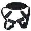 Womens Sexy Lingerie BDSM Bondage Handcuffs Leg Open Restraints Neck Ankle Cuff Straps Erotic Costume Products 210722244e