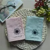 Handkerchiefs Little Daisy embroidery flower ms shu art students small pure and absorb time Plain coloured handkerchiefs 230718