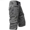 Men's Shorts Summer New Men's Military Cargo Shorts Army Tactical Joggers Shorts Men Cotton Loose Work Casual Short Pants Plus Size 5XL L230719