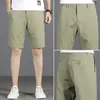 Erkek Şort 2023 Yaz Yeni Su Işığı Pamuk Erkekler Günlük Şort Klasik Stil Kore Moda Streç Kısa Pantolon Erkek Marka Giyim L230719