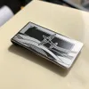 Luxury Money Clips for men High Quality Airplane Design Fine Steel Wallet Wth Box3179