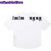 sweatshirt Men's T-shirts tee shirt Designer t Shirt palmeSA Fashion Brand of Back Big Bat Angle Sleeve Short and Women's T-shirt High Quality Shirts Unisex Loose