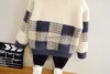 Trui 2021 Herfst Baby Jongens Truien Jas Kinderen Breien Truien Tops Tiener Jongens Plaid Lange Mouwen Warme Winter Truien3-12 Jaar HKD230719