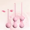 Vibradores Bola inteligente de silicone seguro Kegel Ben Wa máquina esportiva de aperto vaginal brinquedo sexual 230719