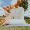 2022 white wedding tented bounce house inflatable jumping house for birthday anniversary party2151