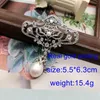 Broches Broches s Big Bow Rectangle Bleu Vintage Fleur Perle Pendentif Banquet Bijoux En Gros Accessoires De Haute Qualité 230718