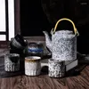 Tasses Soucoupes Bol À Thé Tasse À Thé En Céramique Tasse Vintage Bureau Conteneur D'eau Vaisselle À Thé Verres Creative Tasses À Thé Artisanat Style Japonais