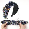 Glitter Sequins Headbands for Girls Wide Padded Sparkly HairBand Luxury Hair Accessories for Women Colorful Sponge Hoop