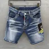 Designer Herren Jeans Kurzer neuer Button Placket Original Denim Shorts Viertel Länge Personalisierte CHG23071926