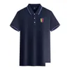 Polos para hombres Equipo nacional de fútbol de Venezuela Hombres y mujeres S Algodón mercerizado Solapa de manga corta Camiseta deportiva transpirable Logo Can Dhqhn