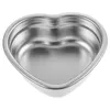 Plates South Korea Cookie Platter Dipping Bowl Serving Plate Dessert Stainless Steel Metal Snack Camping Dish