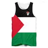 Herren Tank Tops OGKB 3D-Druck Free Palestine Männer Top Sommer Benutzerdefinierte DIY ärmelloses Hemd Save Keep Peace Fitness Übergroß