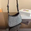 Shoulder Bags Fashion Bags Net Red Diamond Underarm Bag Backpack Crossbody Messenger Shopping Satchels Black Hobo Handbag Luxury Designer Purses Totes Box