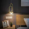 Pendelleuchten Moderne Kupferlampe Innen Golden Kreative Kristall Droplight Nachttisch Hängend Für Salon Sofa Esstisch Kronleuchter