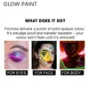 Body Paint 10 Colors Water Activated Eyeliner UV Light Neon Face Body Glow Paint Halloween Party Fancy Dress Beauty Makeup 230718