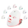 Urządzenia do pielęgnacji twarzy ładunek USB 7 kolorów poruevevenation maska ​​led za leczenie FACAL Piękno Mask Care Care Anti Acne Where 230718