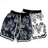 Men's Shorts 2021 Harajuku Streetwear Shorts men Bandana Pattern Fashion Summer Shorts Hip Hop Casual Bottoms Elastic Wais man Casual pants L230719