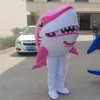 Pappa Shark Mascot Costume och Mother Shark Mascot Ocstume Fancy Dress for Adult Animal Dress Halloween Party Event274y