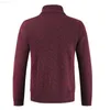 Suéteres para hombres Otoño Invierno Cálido Cardigan Hombres Fleece Zip Suéteres Chaqueta para hombre Slim Fit Knitted Sweatercoat Grueso Cardigan Suéter Hombres Prendas de punto L230719