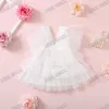 Sukienki dla dziewczyn „Letnia sukienka dziecięca sukienka dla dziewcząt” Warstwa w szyku w kształcie kolan Księżniczka sukienka Formalna sukienka E0408 230718