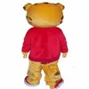 2018 Gâteaux de dessin animé de haute qualité Costume de mascotte Daniel Tiger Costumes de mascotte Daniele Tigere216k