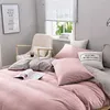 Hotel Home Super Soft Microfiber 100% Polyester Däcke Comforter Quilter Cover Bedding 4st Set Flat Sheet Set