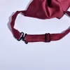 Papillon Cravatta da uomo professionale abbigliamento formale personalità retrò Hong Kong filato da sposa brigata s tinta unita vino rosso BOW TIE 230719