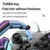 Game-Controller RGB Wired Controller Anti-Wear Rocker Transparent Spiele Griff Gaming Zubehör Gamepad Für PS Switch