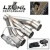 Silenziatore Marca 3in1 2 5 63mm 3 0 76mm Scarico elettrico 3 Uscita Downpipe E-Cutout Valvola di interruzione con telecomando W217r