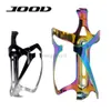 Vattenflaskor burar Jood Road Bike Mountain Bike Aluminium Alloy Bottle Cage Ultra Light Water Cup Holder Colorful Gradient HKD230719