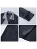 Мужские толстовины Шат -Шайняки Шик Ven Женская траншевая пальто Сплошное контрастное контрастное двойное воротничнее