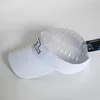 Snapbacks Golf Sunscreen Hat Thandduk Sport Cap 3D broderi Dimble Hat 230718