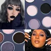 Ombretto DE LANCI Node Black Eyeshadow Palette Smokey Pigmentato Matte Glitter per occhi Pigment Make up Pallet Cute Small Long Lasting 230718